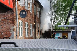 Pożar na Komeńskiego