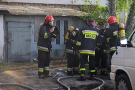 Pożar na Komeńskiego
