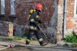 Pożar na Komeńskiego