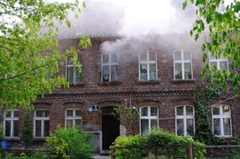 Pożar na Komeńskiego