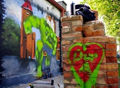 Street art rozpoczęty