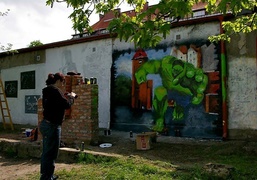 Street art rozpoczęty