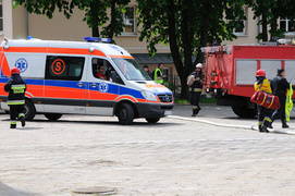 Strażacy w browarze. To tylko ćwiczenia