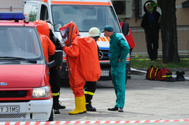 Strażacy w browarze. To tylko ćwiczenia