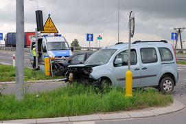 Groźna kolizja na skrzyżowaniu