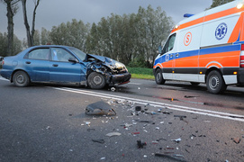 Wypadek koło Nowego Dworu Elbląskiego