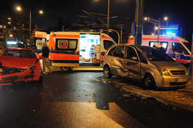 Wypadek na skrzyżowaniu