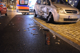 Wypadek na skrzyżowaniu