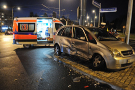 Wypadek na skrzyżowaniu