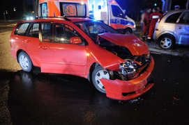 Wypadek na skrzyżowaniu