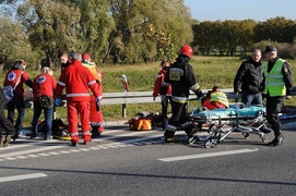 Wypadek autokaru na obwodnicy - ćwiczenia