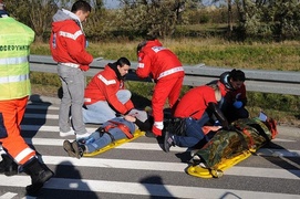 Wypadek autokaru na obwodnicy - ćwiczenia