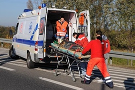 Wypadek autokaru na obwodnicy - ćwiczenia