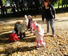 Jesienny spacer w parku