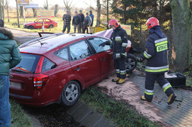 Kazimierzowo: kia na drzewie