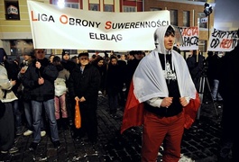 W Elblągu protestowali przeciwko ACTA