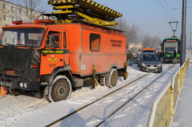 Scenic wjechał pod tramwaj