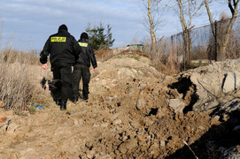 Przy ul. Warszawskiej znaleziono ludzkie szczątki