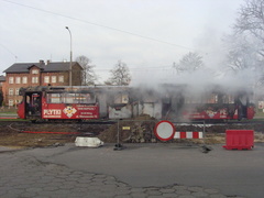 Na Robotniczej spłonął tramwaj