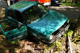 Wypadek w Hucie Żuławskiej zdjęcie nr 57036
