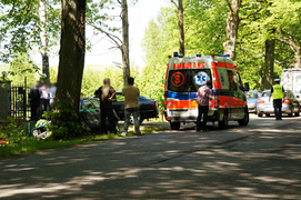 Wypadek w Hucie Żuławskiej zdjęcie nr 57033