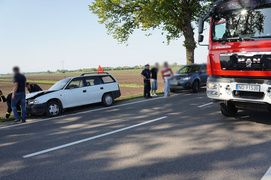 Wypadek przed Jegłownikiem: jedna osoba ranna