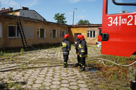 Hetmańska: pożar pustostanu