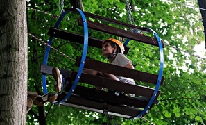 Linowe atrakcje w Elblągu