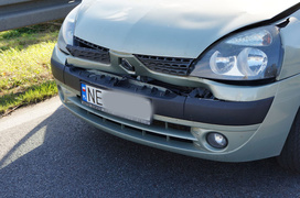 Wypadek w Jegłowniku: jedna osoba ranna