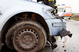 Węzeł Wschód: wypadek - dwie osoby ranne