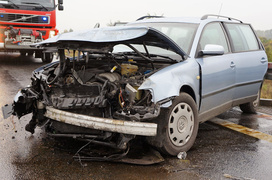 Węzeł Wschód: wypadek - dwie osoby ranne