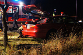 Wypadek na Łęczyckiej: cztery osoby ranne