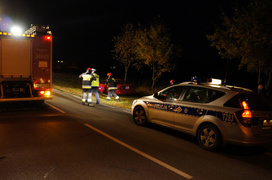 Wypadek na Łęczyckiej: cztery osoby ranne