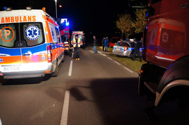 Wypadek na Łęczyckiej: cztery osoby ranne