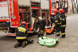 Alarm w browarze. To tylko ćwiczenia