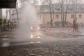 Alarm w browarze. To tylko ćwiczenia