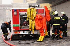 Alarm w browarze. To tylko ćwiczenia