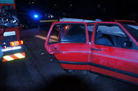 Wypadek na Odrodzenia: trzy osoby ranne