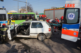 Zderzenie na skrzyżowaniu