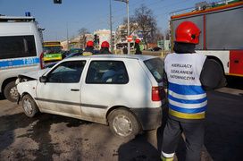 Zderzenie na skrzyżowaniu