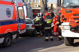 Zderzenie na skrzyżowaniu