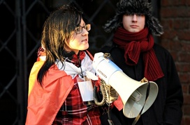 Wyszli na ulice, ale było ich mniej