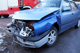 Zderzenie na skrzyżowaniu