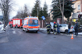 Zderzenie na skrzyżowaniu