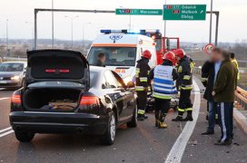 Zderzenie yamahy z volkswagenem
