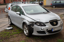 Robotnicza: zderzenie dwóch pojazdów