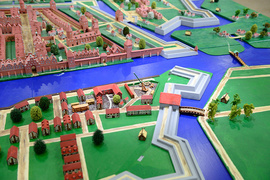 Z miłości do Elbląga zbudował makietę XVII-wiecznego miasta