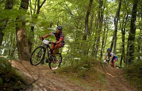 Kolarstwo   górskie w Bażantarni