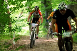 Kolarstwo   górskie w Bażantarni