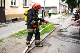 Pożar na Ogrodowej